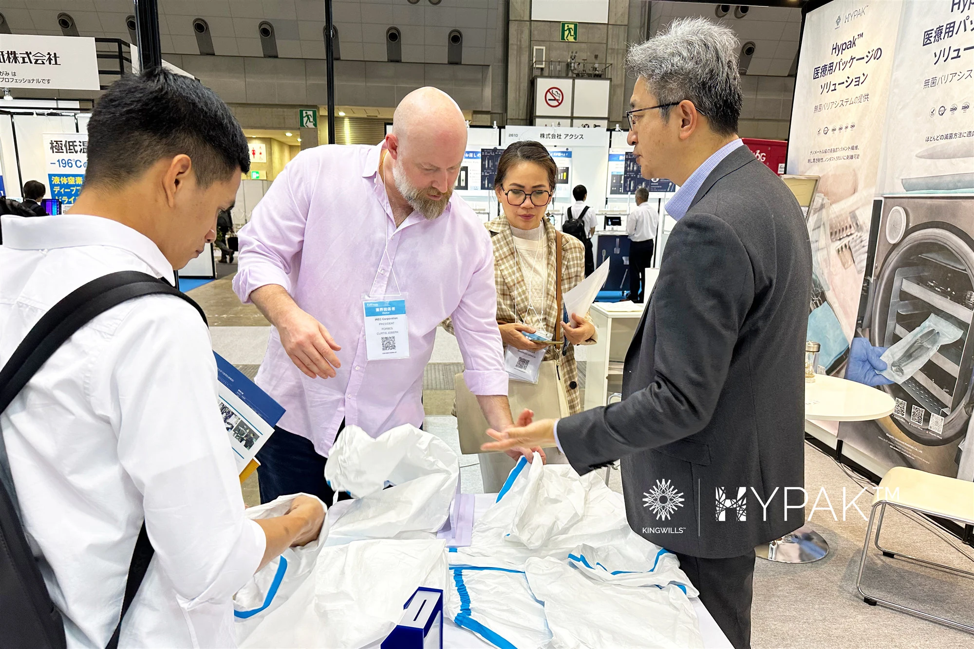 Kingwills™Revela soluciones innovadoras de embalaje médico en Medtec Japón